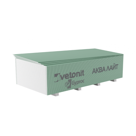 картинка ГСП Vetonit Аква Лайт 9,5 мм, 2500х1200 от базы строительно-отделочных материалов